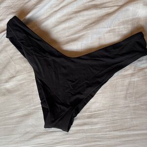 Billabong Black Seamless High-Cut Bikini Bottom